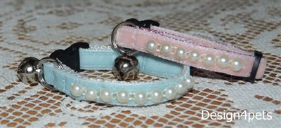 pearl cat collars